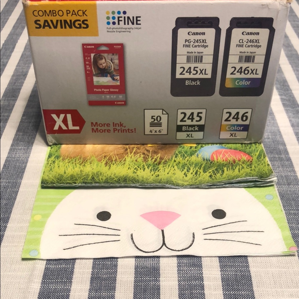 Canon Ink Combo Pack - Red, White, Black